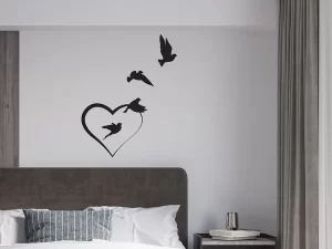 Zidna naljepnica "Love birds"