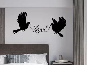 Zidna naljepnica "Love birds 2"